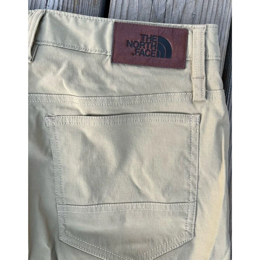 NWT! The North Face Mens 32 Regular Sprag 5 Pocket Pants Casual Outdoor Kelp Tan